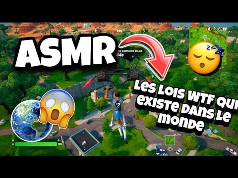ASMR Français • Je Chuchote les LOIS WTF et INSOLITES qui existent dans le monde 😴💤 (Chuchotements)