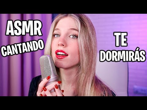 ASMR CANTANDO BAJITO PARA QUE TE DUERMAS 🧠🎙