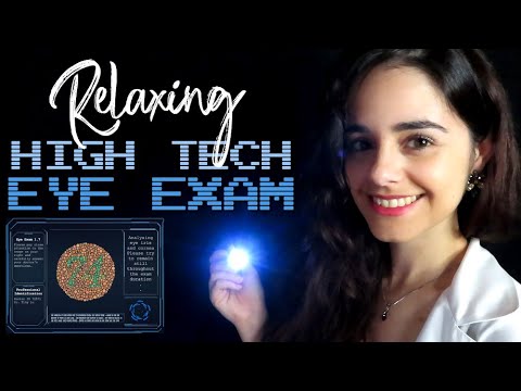 ASMR | HIGH TECH EYE EXAM Medical roleplay (Soft Spoken + light triggers)