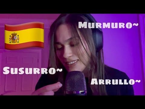 ASMR | Tingly~ Spanish Trigger Words Generated by ChatGPT!!! for Sleep~