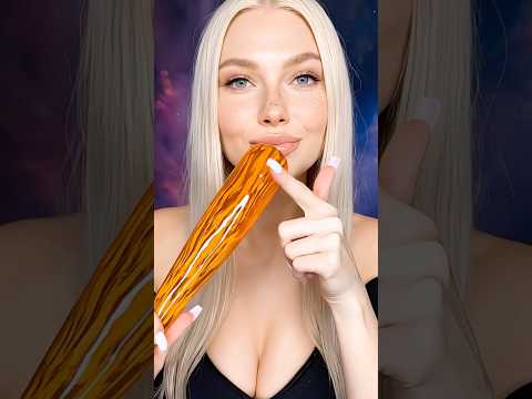 She Actually Ate a Baseball Bat! 🍭⚾ ASMR