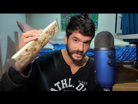 ASMR FRANÇAIS | DÉGUSTATION NOUGAT ET BLABAL MUSCU ET FOOT 