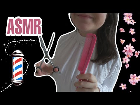 ASMR - ICH SCHNEIDE DEINE HAARE - FRISEUR ROLEPLAY - german/deutsch