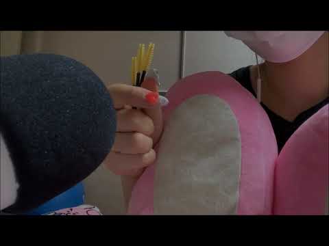 [ASMR] (No Talking) Screw Brush Sound,  마스카라 브러쉬로 마이크 긁기