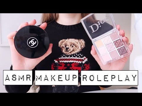 ASMR SUOMI - meikki roleplay - MAKEUP roleplay - АСМР макияж