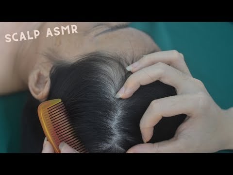 ASMR Tingly Head Scratching With Breathing And Snoring Noise for Relieve Stress, Anxiety