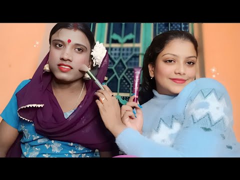 ASMR | Doing My Bro Weeding Party Transformation Girl Makeup  | 💄✨