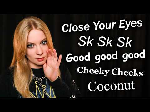 ASMR Anticipatory Trigger Words for Sleep 💤 Ear to Ear Whisper, Eyes Closed