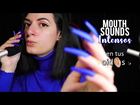 ASMR español 𝐌𝐎𝐔𝐓𝐇 𝐒𝐎𝐔𝐍𝐃𝐒 𝐈𝐍𝐓𝐄𝐍𝐒𝐎𝐒 +asmr visual con Uñas largas