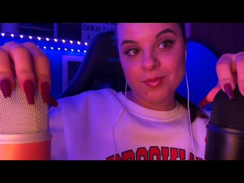 ASMR con dos Blue Yeti y muchos triggers de oído a oído para hacerte dormir ♡