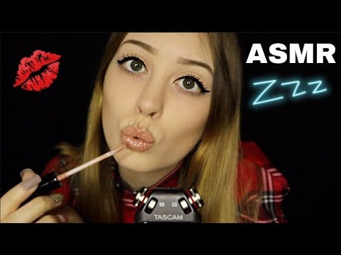 ASMR: BRUITS DE BOUCHE AVEC DU GLOSS 💤