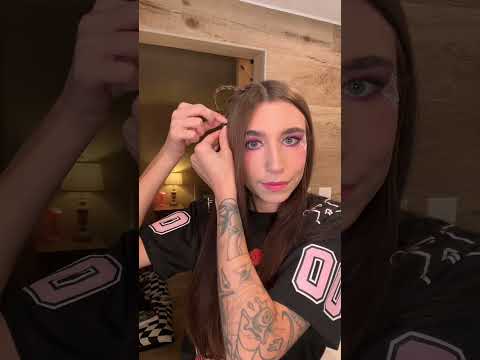 Cat ear hair tutorial🐈‍⬛💖