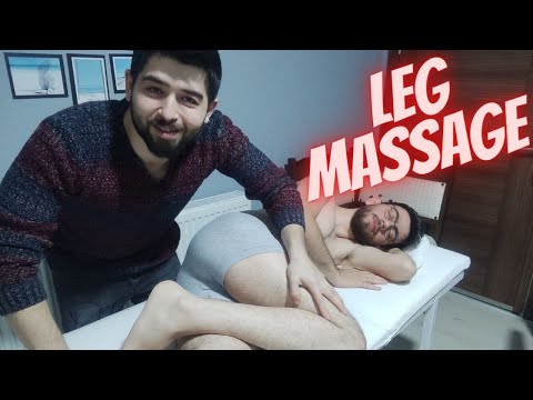 ASMR LEG AND FOOT MASSAGE RELAXING MASSAGE SLEEP MASSAGE
