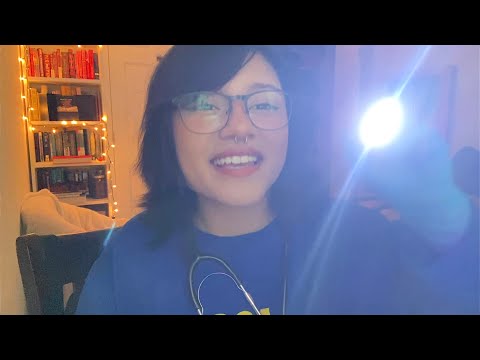 ASMR~1 Minute Cranial Nerve Exam (FAST)