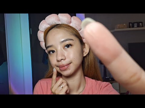 ASMR repeating click and collect trigger words (clicky whispering)