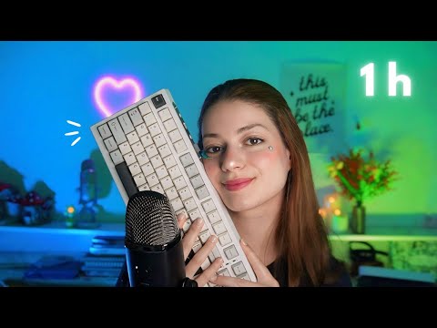 ASMR : 1h d'interview ULTIME proche du micro et sons de clavier ! (spéciale 300k) 🎉