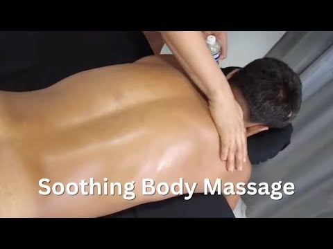 [ASMR] Face-Down Full Body Massage | Deep Relaxation Spa Session | No Talking