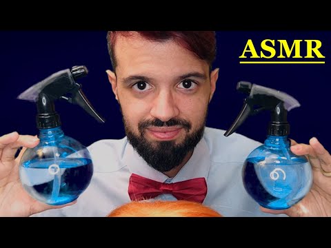 TE HARÉ DORMIR con estos SPRAYS | Sonidos de barbería peluquería ASMR