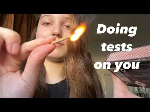 Doing tests on you but i really have to go! | Physical Exam , Follow my instructions