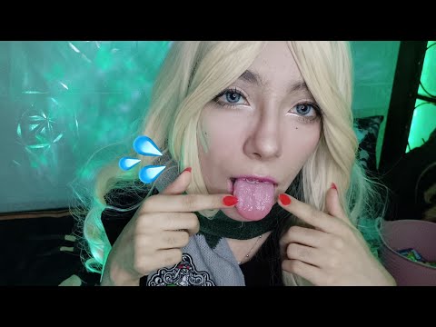 ASMR SPIT PAINTING MUITO MOLHADO 💦
