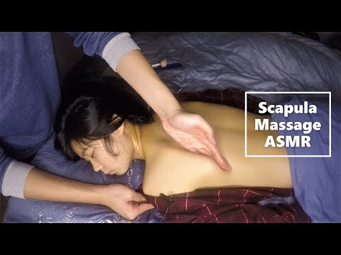 Releasing Scapula Tension | Back Massage with Oil | Massage ASMR