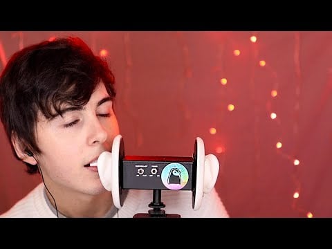 ASMR MARSHMALLOW EATING (3D Binaural) Ear Mouth Sounds Gel Filled