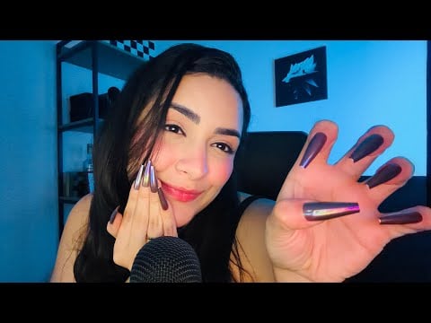 ASMR Caótico Para Dormir (Long Nails, Tapping, Fast Mouth Sounds & Hand Movements)