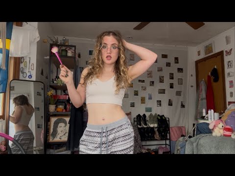 fabric scratching ASMR + i do ur makeup & give u positive affirmations (WHAT’S GOING ON IN UR BRAIN)