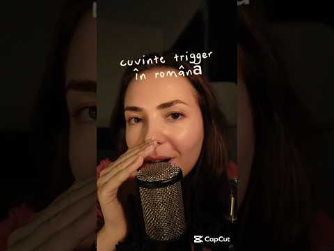 ASMR cuvinte trigger în română 💆‍♀️ #asmr #asmrsounds #asmrvideo #shorts