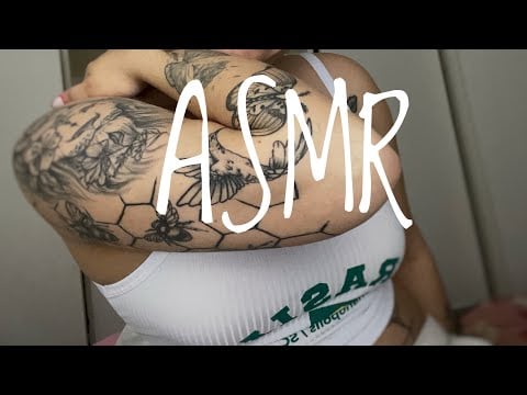 asmr casero TRACING en  mis TATUAJES ✍️