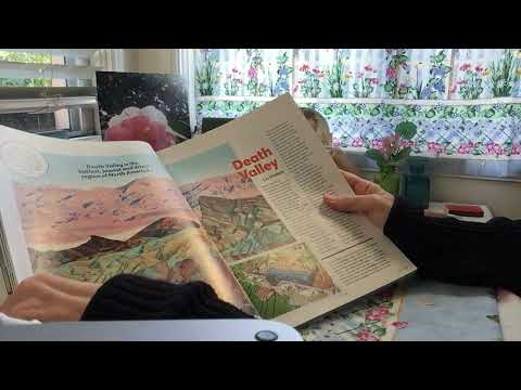 Ad-free ASMR; page turning through travel brochure, soft spoken commenting. 🚂 🏔 🏝