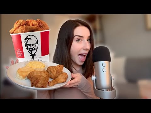 ASMR KFC Mukbang 🍗