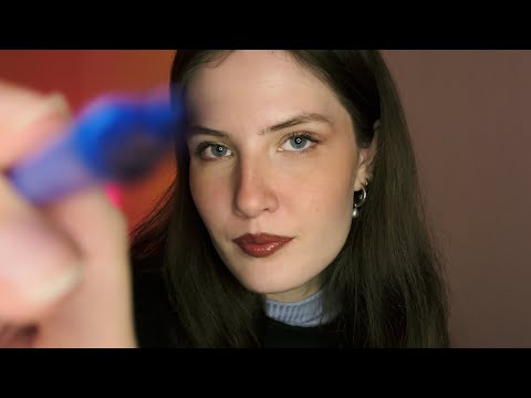 ASMR Drawing On Your Face 🖍️ (clicky whispers & personal attention)