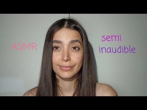 Semi inaudible whispering asmr💖 ( so tingly )