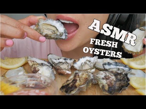 ASMR FRESH OYSTERS (EATING SOUNDS) | SAS-ASMR