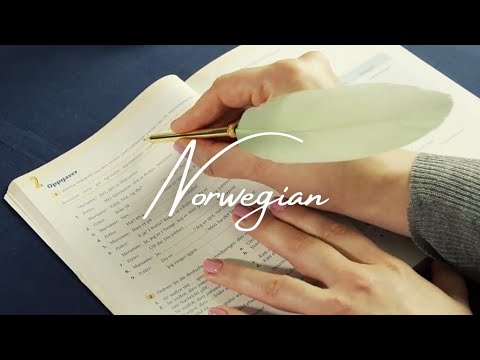 ASMR Relaxing Language Practice: Let's try out a new Norwegian book (soft spoken)