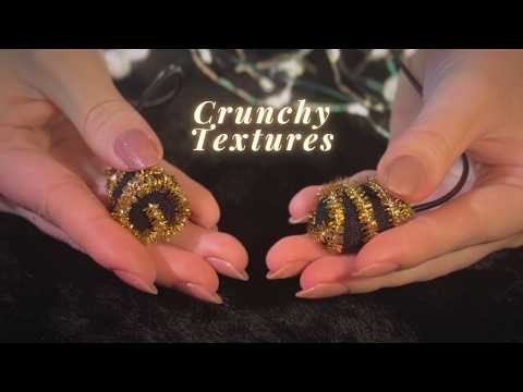 ASMR Mic in Textures✨ Crunchy & Immersive Tingles🥂(with BGM)