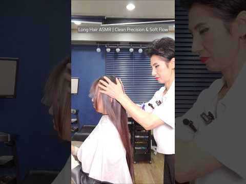 Hair Salon ASMR Calm & Clean Precision Cut for Deep Relaxation