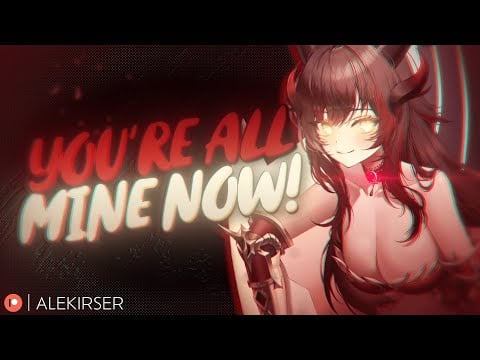ASMR || Overly Affectionate Dragon Girl Goes Yandere For You!! [Cuddling] [Possessive] [Sleep Aid]