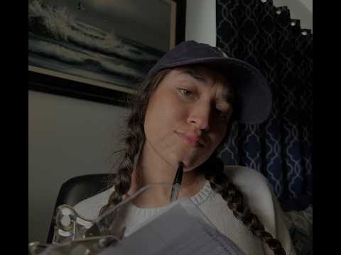 ASMR | Role-Play | Do you pass the best friend test? | Quirky Video Call | RP | Writing Sounds