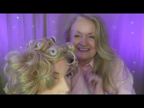 ASMR Relaxing Salon Roleplay 💗 Hot Rollers & Princess Diana Hair