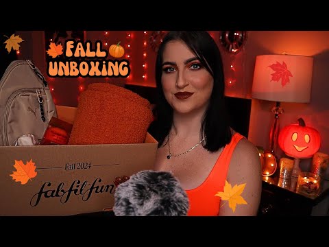 ASMR | FabFitFun Fall Unboxing 🍂