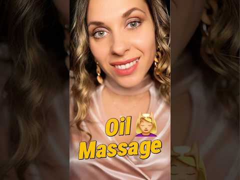 ASMR oil massage 💆 roleplay for sleep | Head massage #relax #personalattention #tingles #sleepaid