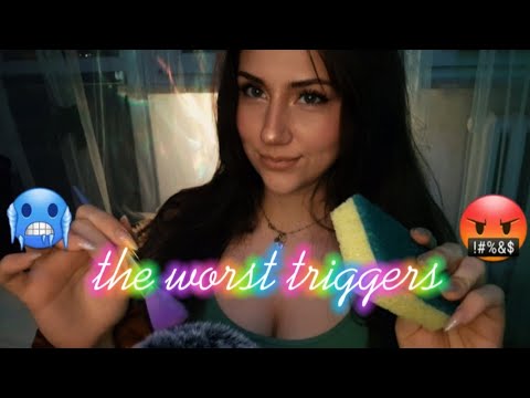 [ASMR PL] WASZE NAJMNIEJ ULUBIONE WYZWALACZE 🥴🥶 (szept, spit painting, mouth sounds, eating sounds)