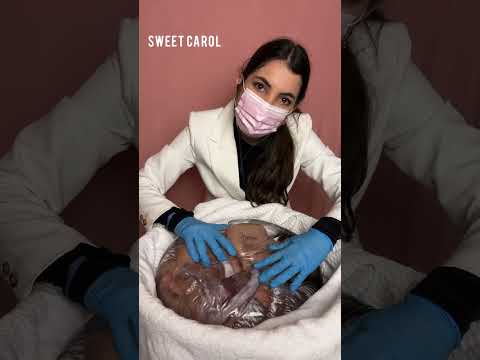 PARTO EMPELICADO ROMPENDO A BOLSA DO BEBÊ #asmr #shorts