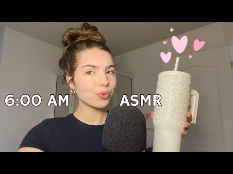 ASMR 6 AM go to school morning routine