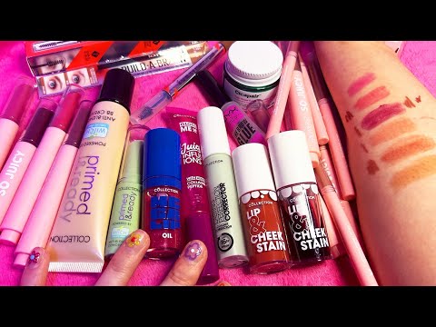 ASMR Makeup Haul (Whispered, Swatching)