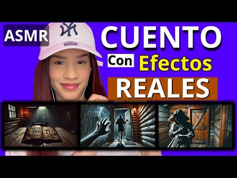 Asmr cuento para dormir, sonidos de fondo (lluvia, truenos..)