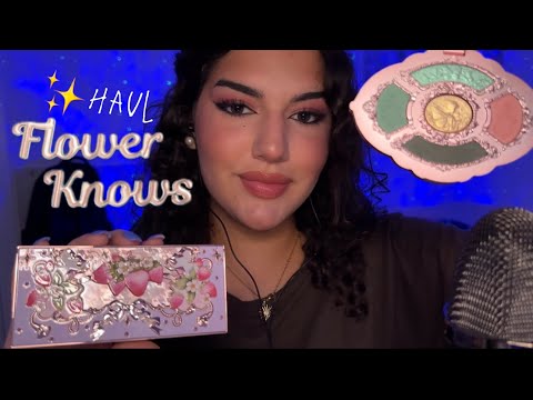 ASMR HAUL del MAQUILLAJE MÁS BONITO de internet | Flower Knows 🌸💕