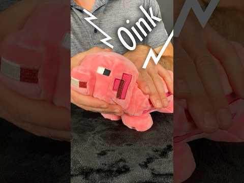 Chiropractic adjustment on a Minecraft Pig |  #asmr #minecraft